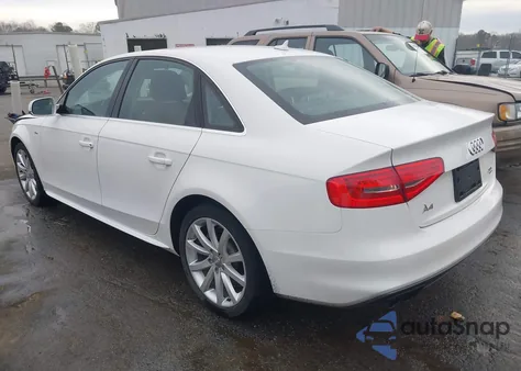2014 Audi A4 2.0T Premium from USA, damaged, VIN WAUBFAFLXEN027664